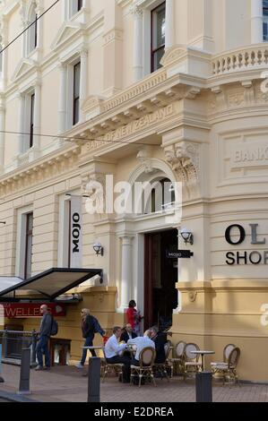 Nuova Zelanda North Island Wellington la vecchia banca Arcade uno storico stile edoardiano edificio (1901) su Lambton Quay è ora un Foto Stock