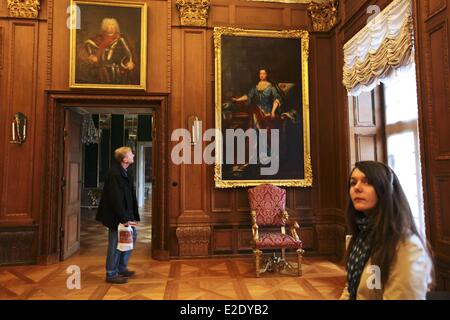 Germania Berlino quartiere berlinese di Charlottenburg e gli interni del castello di Charlottenburg castle Foto Stock