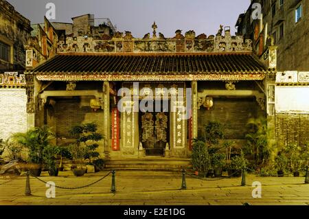 Cina Macao centro storico sono classificati come patrimonio mondiale dall' UNESCO Sam Kai Vui Kun tempio Foto Stock