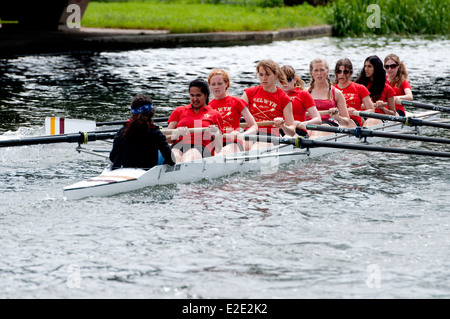 Cambridge può dossi, Selwyn College Cari otto Foto Stock