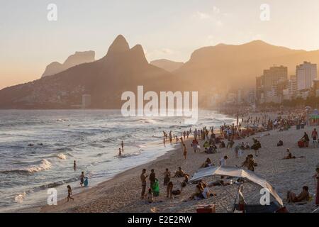 Brasile Rio do Janeiro Ipanema district Foto Stock