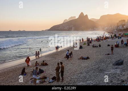 Brasile Rio do Janeiro Ipanema district Foto Stock