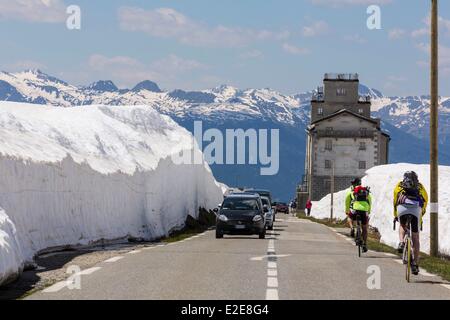 Francia, Savoie, Seez, il Petit San Bernardo (7178 ft) Foto Stock