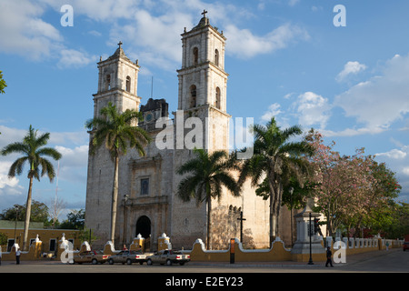 Cattedrale di Valladolid Valladolid Yucatan Messico Foto Stock