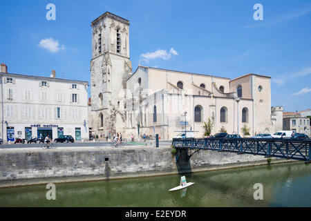 Francia, Charente Maritime, La Rochelle, Saint Sauveur chiesa Foto Stock