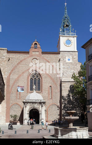 Francia, Pirenei orientali, Perpignan, la Saint Jean, cattedrale del XIV secolo Foto Stock