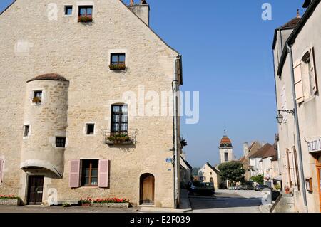 Francia Haute Saône Pesmes etichettati Les Plus Beaux Villages de France (i più bei villaggi di Francia) Saint Hilaire Foto Stock