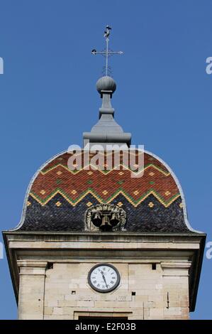 Francia Haute Saône Pesmes etichettati Les Plus Beaux Villages de France (i più bei villaggi di Francia) Saint Hilaire Foto Stock