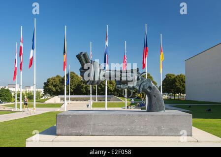 Francia Calvados Caen Memorial de Caen museo dedicato alla storia del XX secolo con la pace come tema principale la Foto Stock