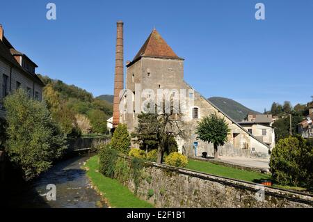 Francia, Giura, Saline di Salins les Bains elencati come patrimonio mondiale dall' UNESCO Foto Stock