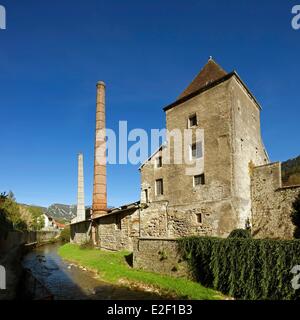 Francia, Giura, Saline di Salins les Bains elencati come patrimonio mondiale dall' UNESCO Foto Stock