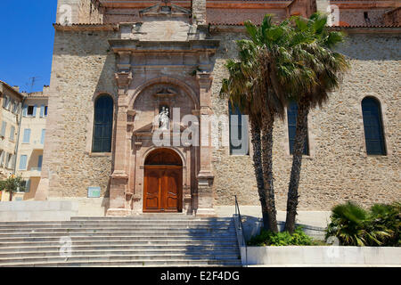 Francia, Bouches du Rhone, La Ciotat, La Chiesa di Nostra Signora dell'assunzione del XVII secolo Foto Stock