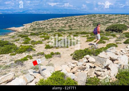 Grecia CICLADI, Piccole Cicladi, escursioni sulle isole Donoussa Foto Stock