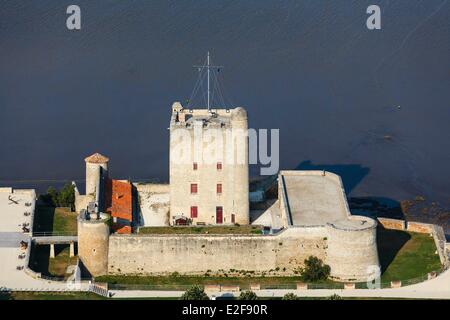 Francia, Charente Maritime, Fouras, Fort Vauban (vista aerea) Foto Stock