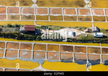 Francia, Vendee, L'Ile-d'Olonne, barene (vista aerea) Foto Stock