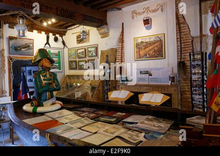 Francia, Cote d'Or, Saint Jean de Losne, Maison des Mariniers, Mariniers museum Foto Stock