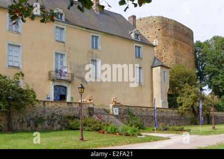 Francia, Yonne, Saint Sauveur en Puisaye, Colette nascita, museo Colette Foto Stock