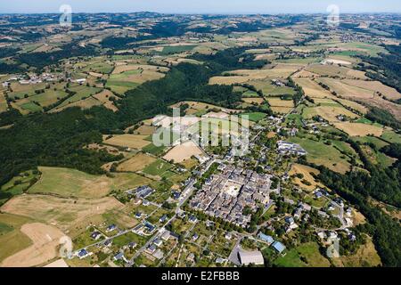 Francia Aveyron Sauveterre de Rouergue etichettati Les Plus Beaux Villages de France (i più bei villaggi di Francia) Foto Stock