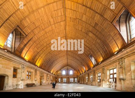 Francia, Seine Maritime, Rouen, Palais de Justice, Courthouse e ex parlamento della Normandia, i procuratori' room Foto Stock