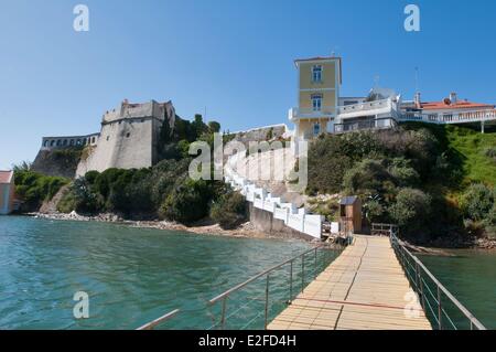 Il Portogallo, Regione Alentejo, Vila nova de Milfontes, Mira river Foto Stock