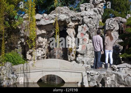 Stati Uniti, Oregon, Portland, città vecchia, Chinatown, Lan su giardino Cinese aperto nel 2000 Foto Stock