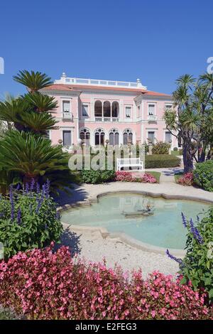 Francia, Alpes Maritimes, Saint Jean Cap Ferrat, villa Ephrussi de Rothschild Foto Stock