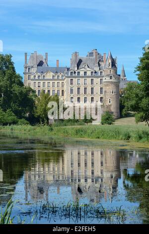 Francia, Maine et Loire, Brissac mela cotogna, Chateau de Brissac Foto Stock