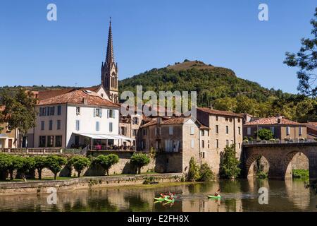 Francia, Tarn et Garonne, Saint Antonin Noble Val Foto Stock