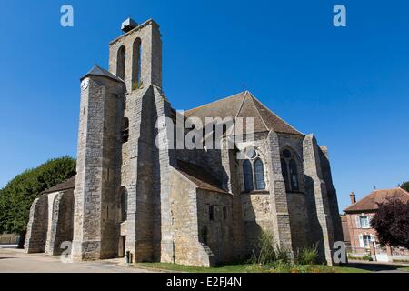 Francia, Seine et Marne, Flagy, alla chiesa di Notre Dame Foto Stock