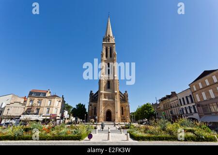 Francia, Dordogne, Perigord Pourpre, Bergerac, alla chiesa di Notre Dame Foto Stock