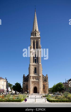 Francia, Dordogne, Perigord Pourpre, Bergerac, alla chiesa di Notre Dame Foto Stock