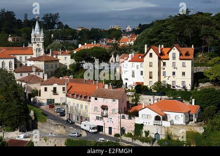 Portogallo Lisbona distretto UNESCO World Heritage Site Sintra Municipio (Pacos do Concelho) Foto Stock