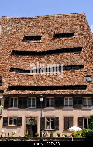 Francia Bas Rhin Wissembourg Maison du sel (Sale Casa) Foto Stock