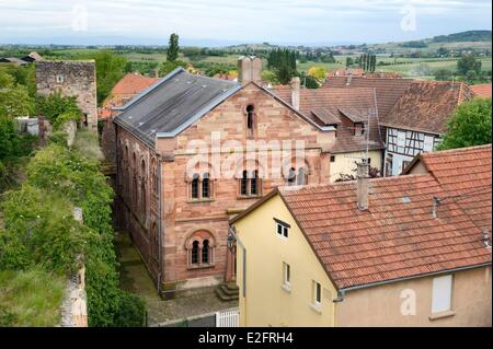 Francia Bas Rhin Westhoffen ex sinagoga Foto Stock