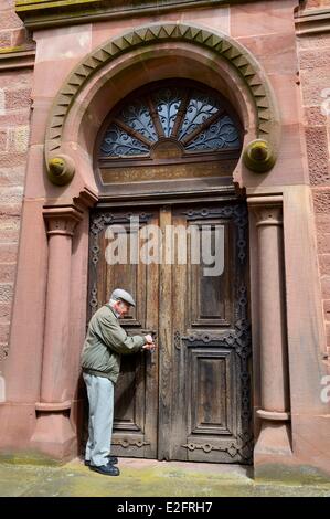 Francia Bas Rhin Westhoffen ex sinagoga Foto Stock