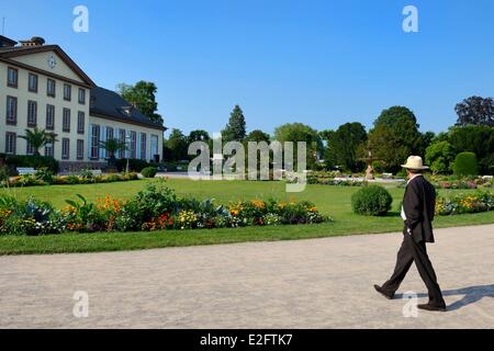 Francia Bas Rhin Strasburgo Parc de l'Orangerie (Orangerie Park) L'Josephine Pavillon Foto Stock