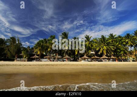 Il Vietnam Binh Thuan Provincia Mui ne la spiaggia Foto Stock