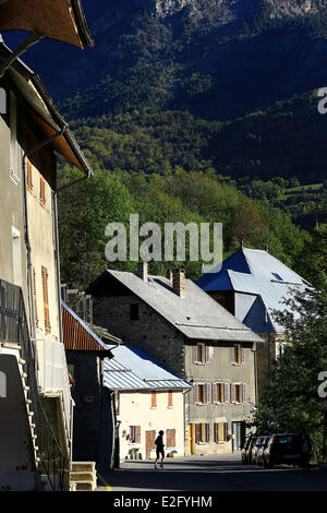 Francia Hautes Alpes Chateauroux les Alpes frazione di Aubergeries Foto Stock