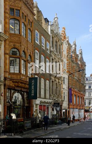 Regno Unito London Mayfair Maddox Street Foto Stock