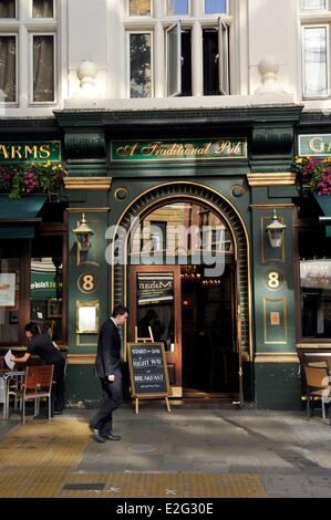 Regno Unito Londra Soho Garrick Arms Pub Foto Stock