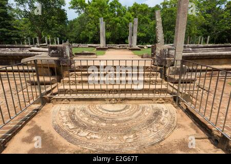 Sri Lanka Nord provincia centrale quartiere di Anuradhapura Anuradhapura Città sacra elencati come patrimonio mondiale dall' UNESCO Mahasena Foto Stock