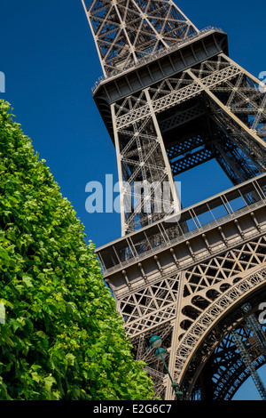 Torre Eiffel, Parigi Francia Foto Stock