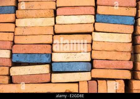 Francia Loiret regione Sologne Ligny Le Ribault Tuilerie de la breteche tilery e brickyard fondata intorno al 1890 Foto Stock