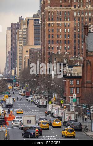 Stati Uniti New York Manhattan Chelsea 10th Ave Foto Stock