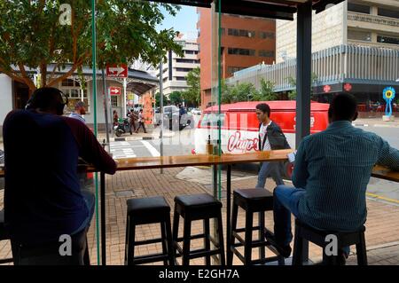 Sud Africa Gauteng Provincia Braamfontein Johannesburg Juta street Post ristorante Foto Stock