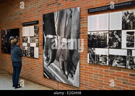 Africa del sud della provincia di Gauteng Johannesburg Apartheid Museum Foto Stock