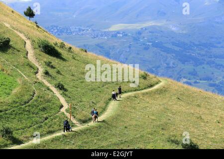 Francia Savoie Maurienne Albiez Montrond Foto Stock