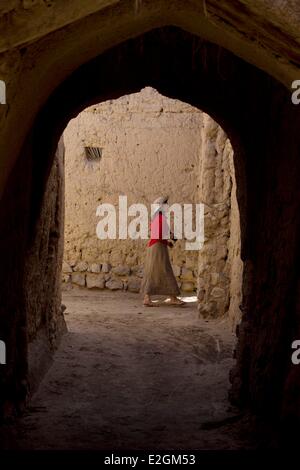 Il sultanato di Oman Ad Dakhiliyah regione Adam villaggio storico di restauro Foto Stock