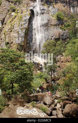 Sri Lanka Provincia Uva Badulla District Koslanda Diyaluma cade Foto Stock