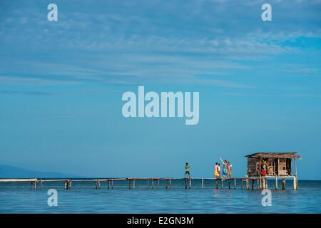 Papua Nuova Guinea nuova isola Gran Bretagna West New Britain provincia distretto Talasea Kimbe area villaggio Kapo Foto Stock